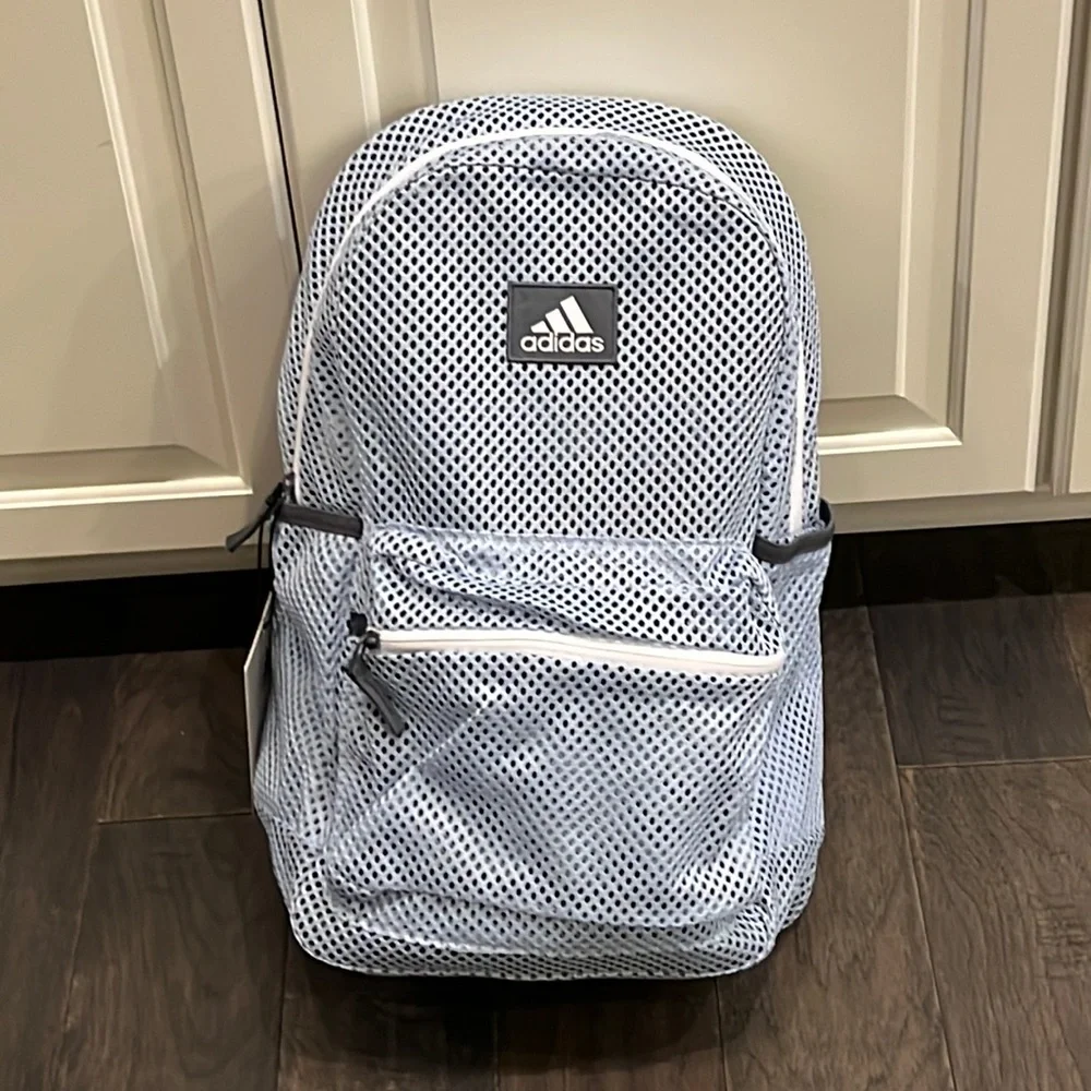 Adidas Hermosa 2 Mesh Backpack School Bag new Hermosa Blue Grey new Mens Women’s